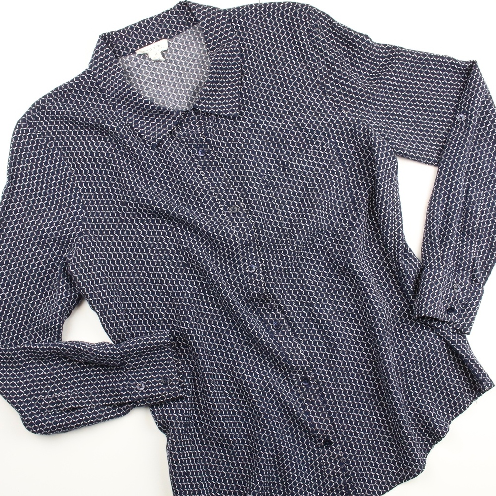 Joie Soft Button Front Blouse Small - image 2
